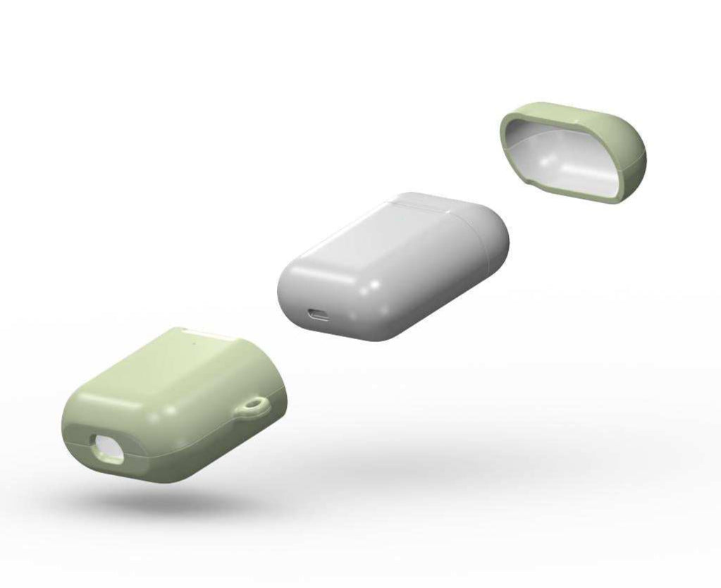 Sage Green Apple AirPods/Pro Protective Case
