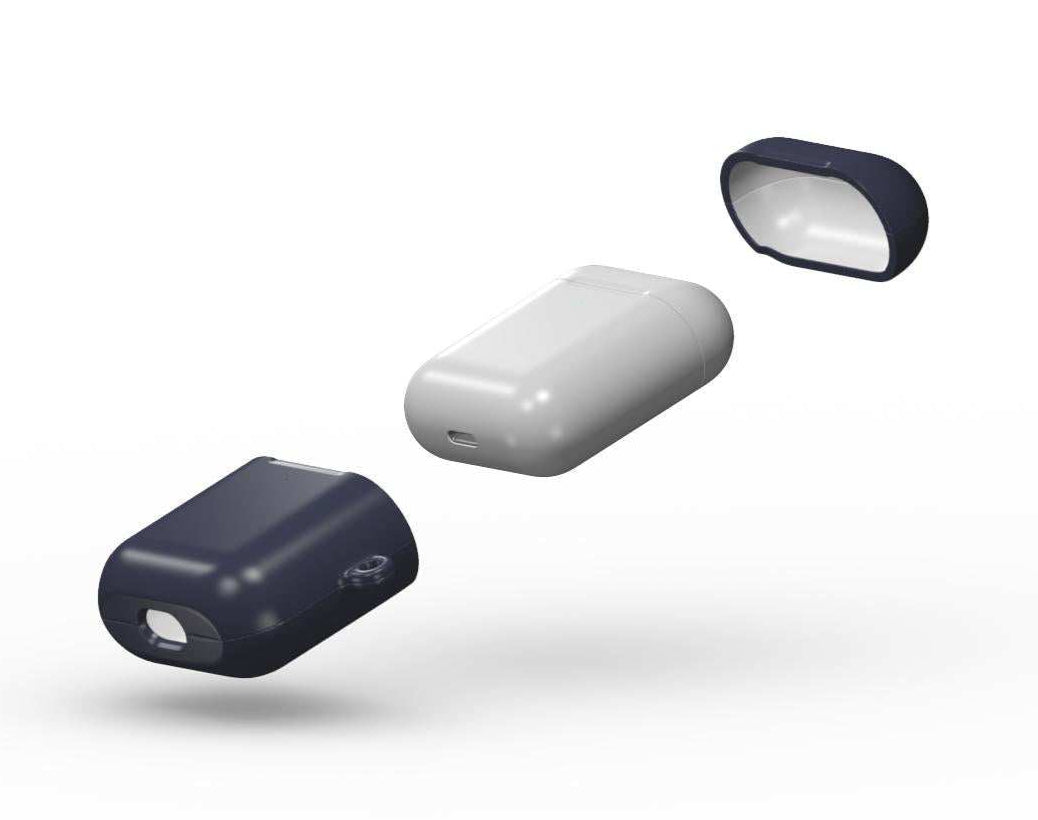 Deep Blue Apple AirPods/Pro Protective Case
