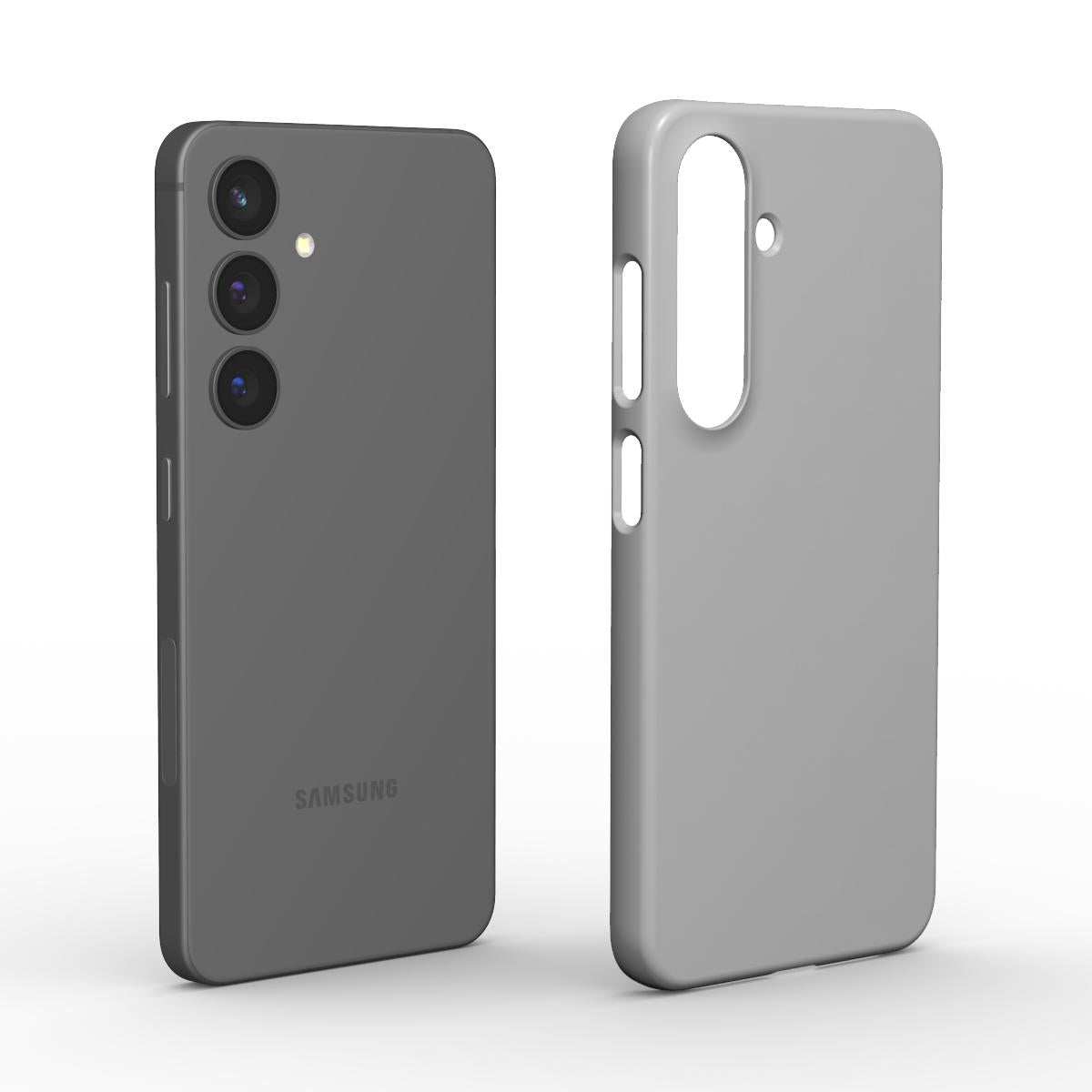 Silver Samsung Slim Phone Case
