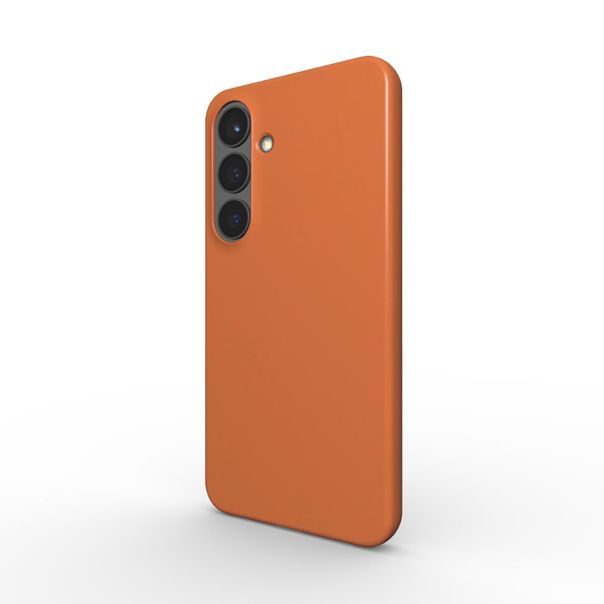 Bold Orange Samsung Slim Phone Case