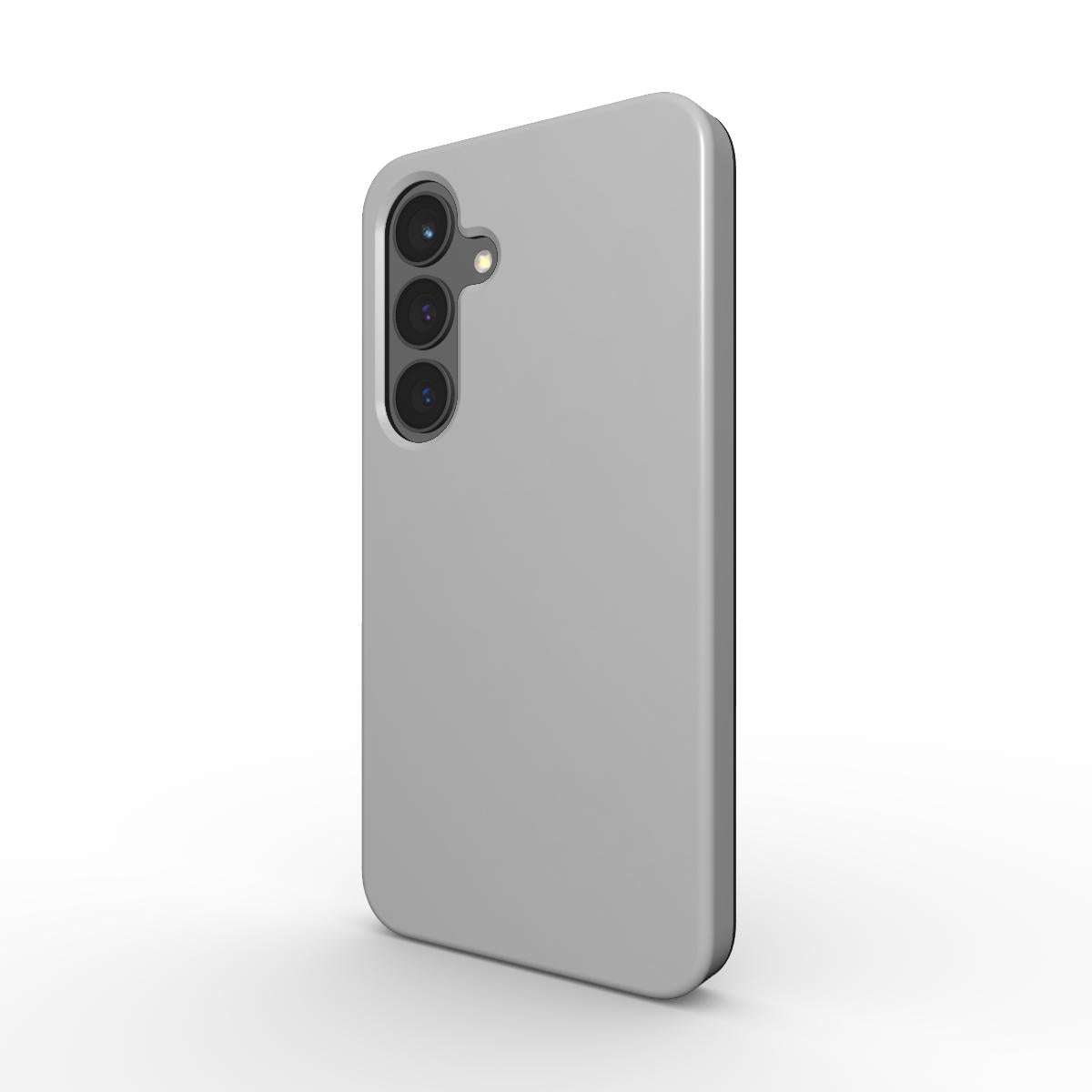 Silver Samsung Dual Layer Phone Case