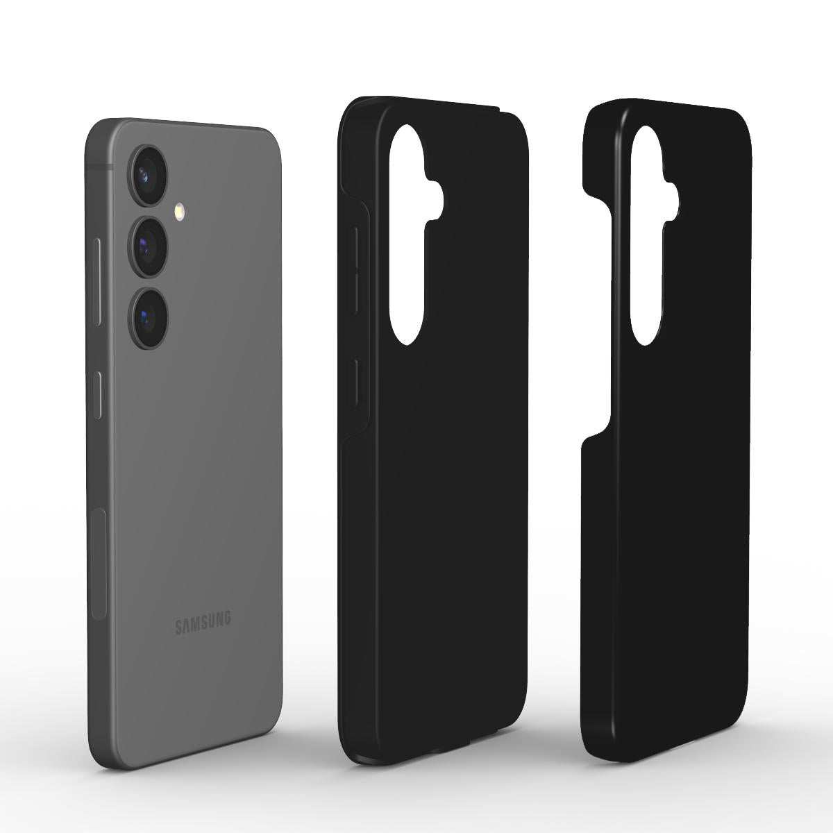 Black Samsung Dual Layer Phone Case