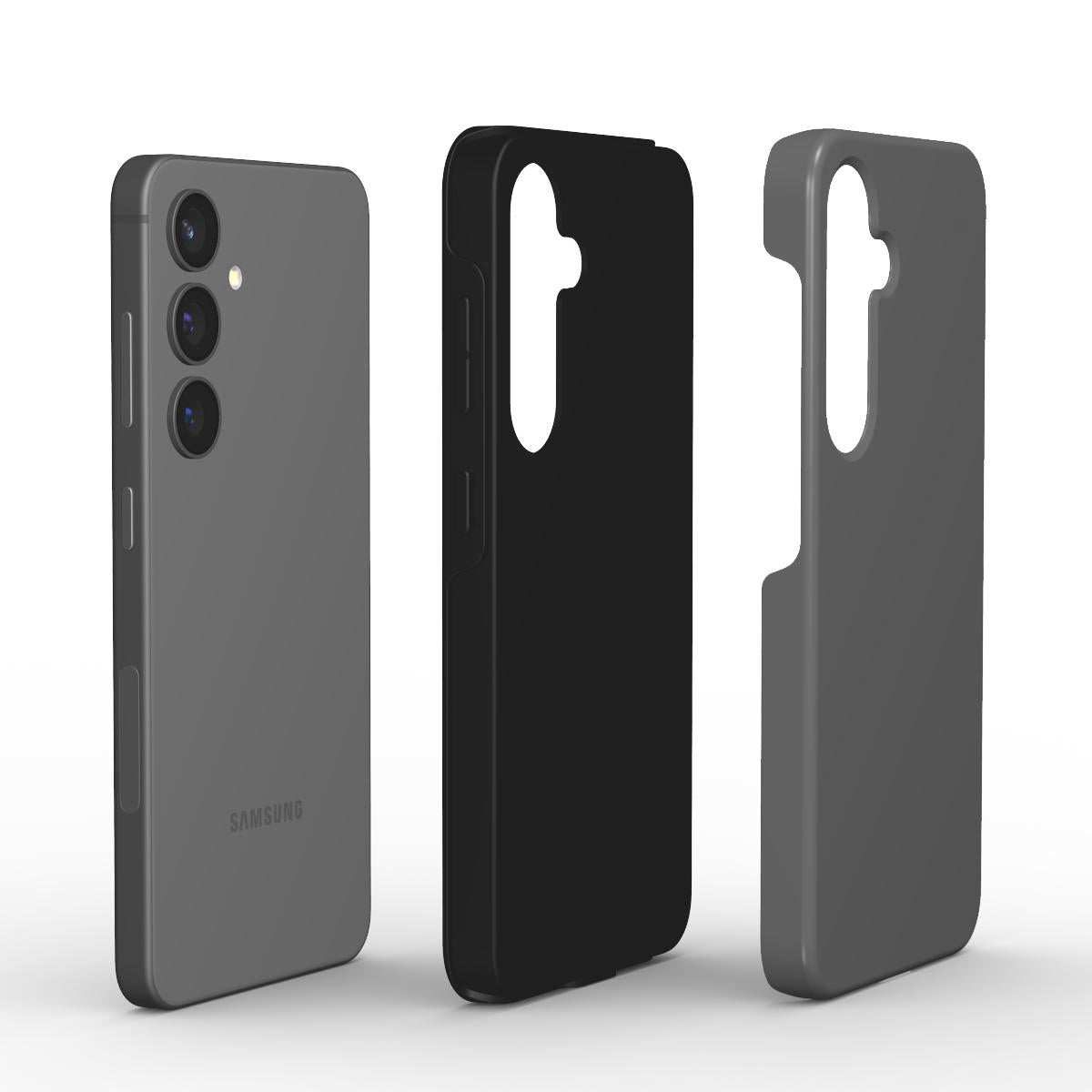 Gunmetal Grey Samsung Dual Layer Phone Case