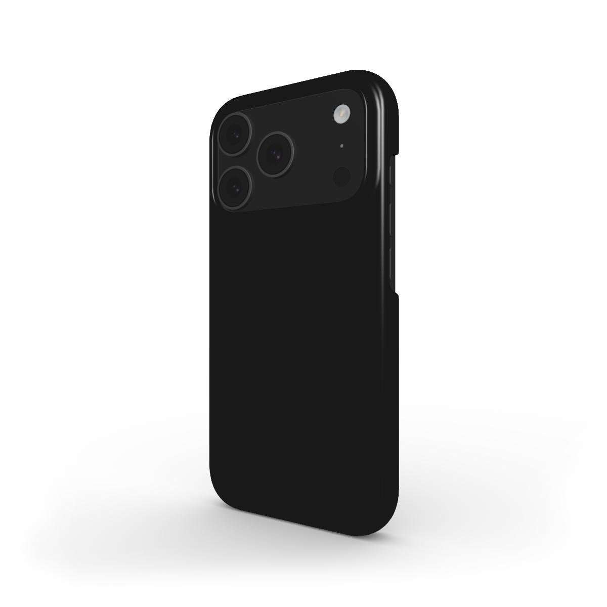Black Slim iPhone Case
