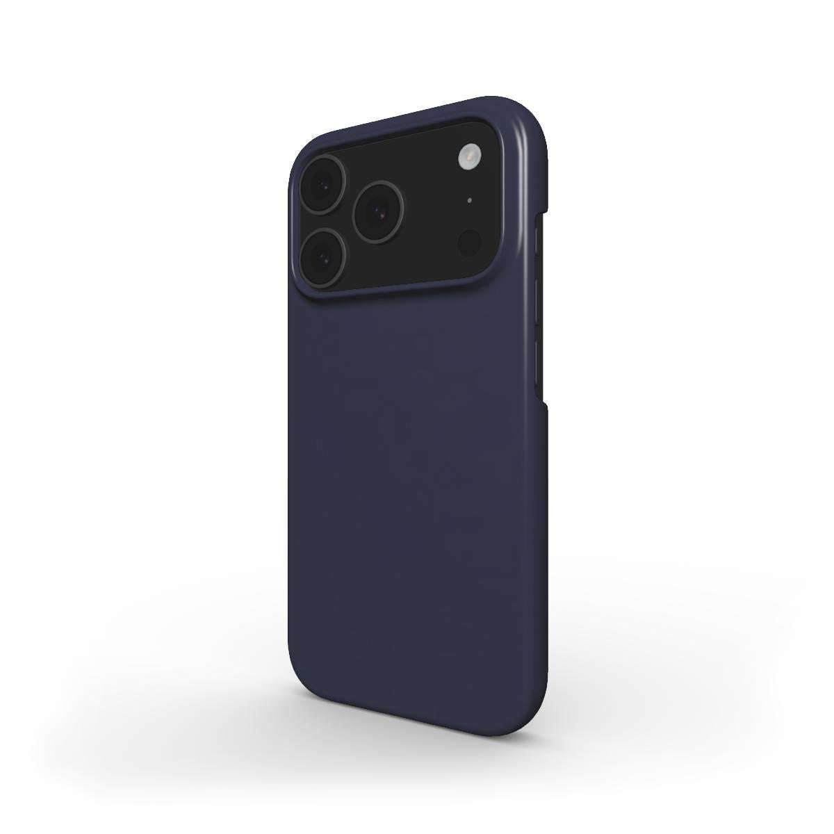 Deep Blue Slim iPhone Case