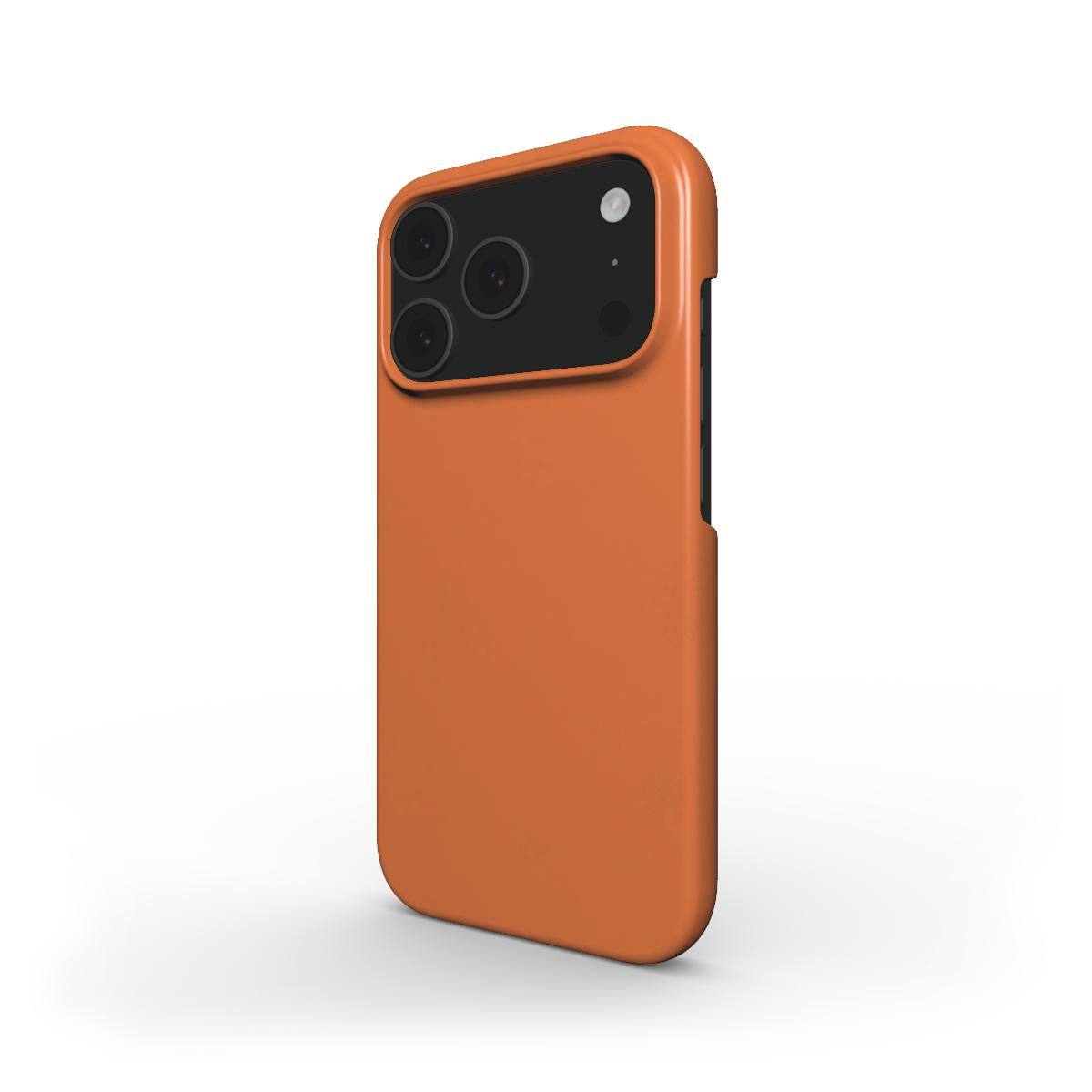 Bold Orange Slim iPhone Case