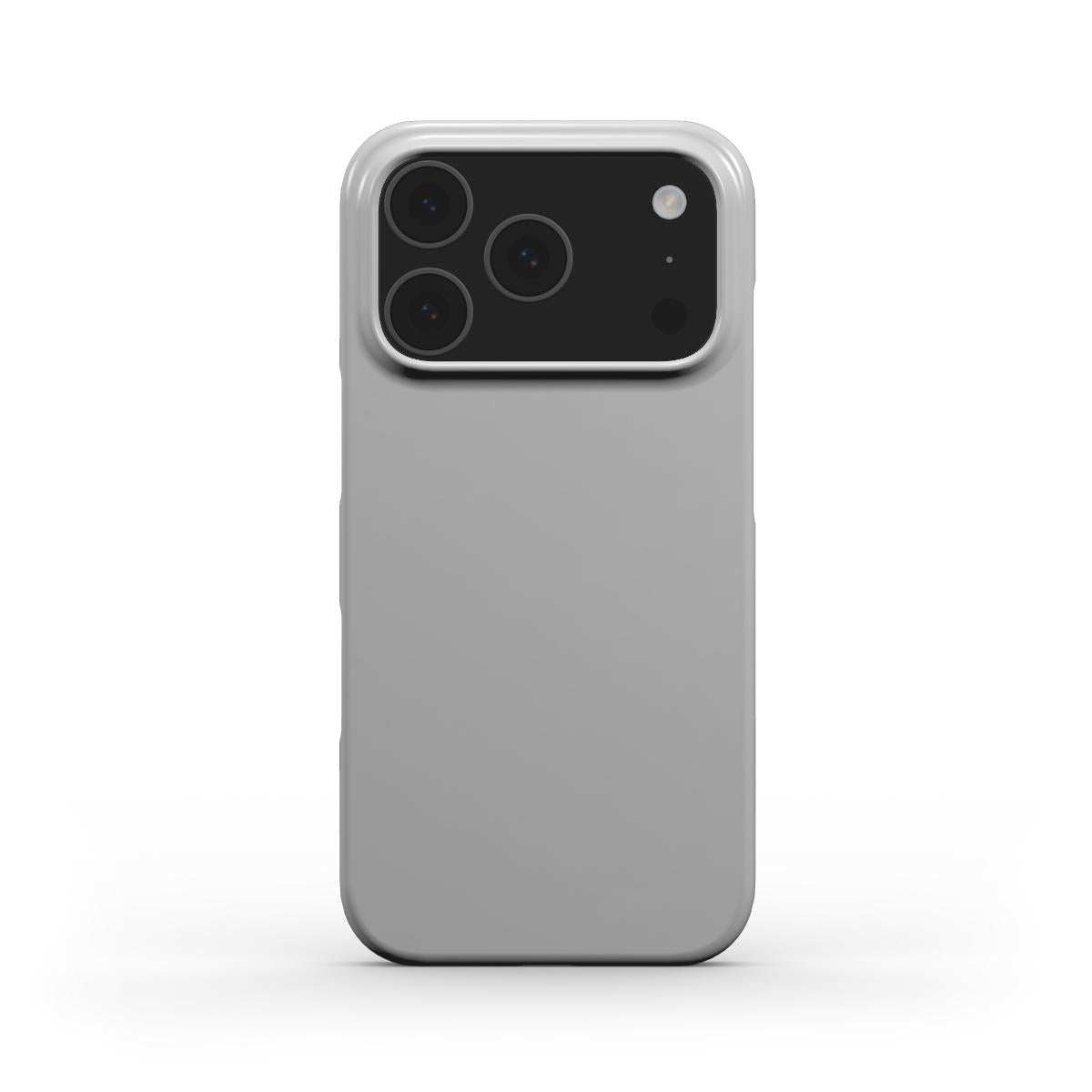 Silver Slim iPhone Case