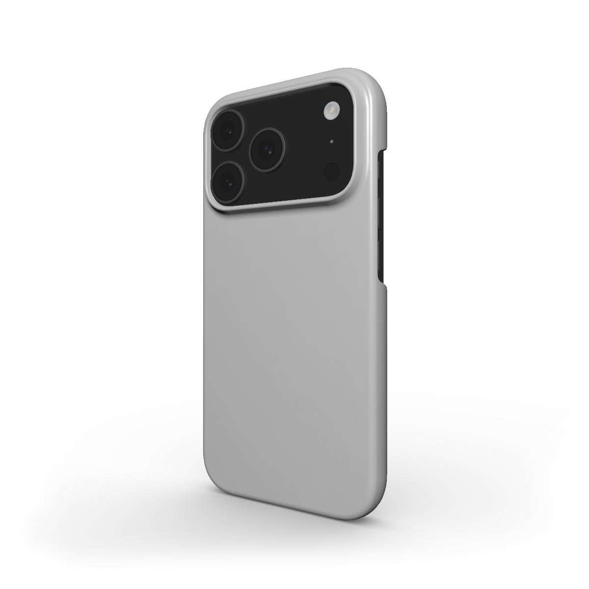 Silver Slim iPhone Case