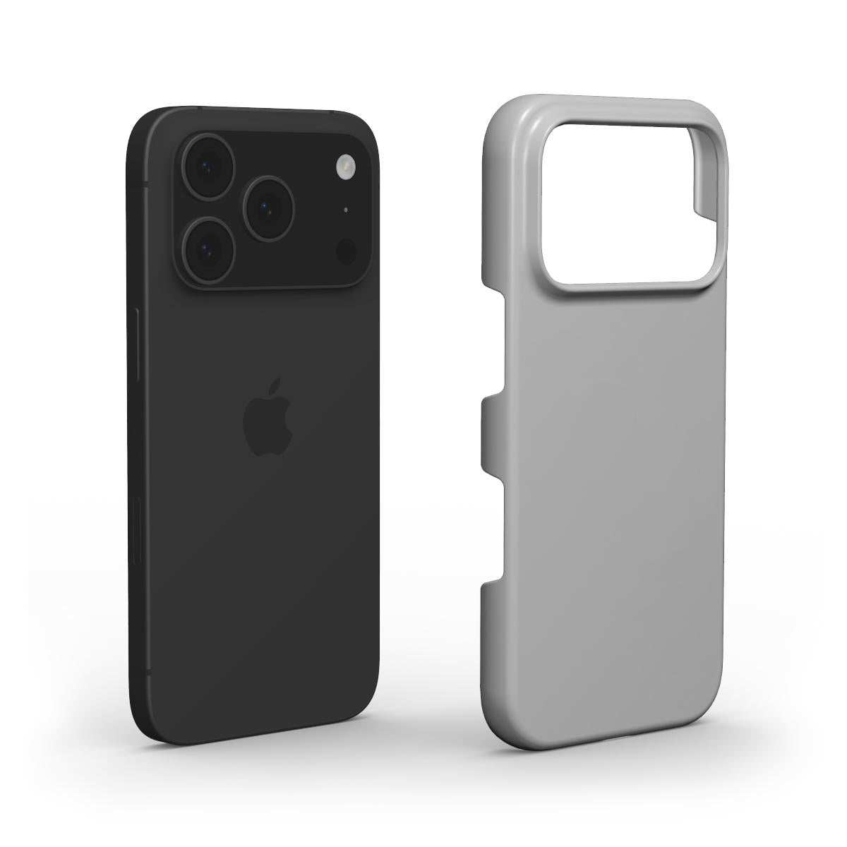 Silver Slim iPhone Case