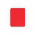 Red leather Apple iPad case with Apple Pencil holder and shock-absorbing protection