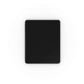 Black leather Apple iPad case with Apple Pencil holder and premium vegan saffiano leather exterior