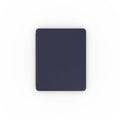 Deep blue leather iPad case with Apple Pencil holder and microfiber lining