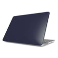 Slim Deep Blue MacBook Protective Case with vents and full port access