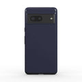 Deep blue Google Pixel dual layer phone case with glossy finish and shock-absorbing TPU liner