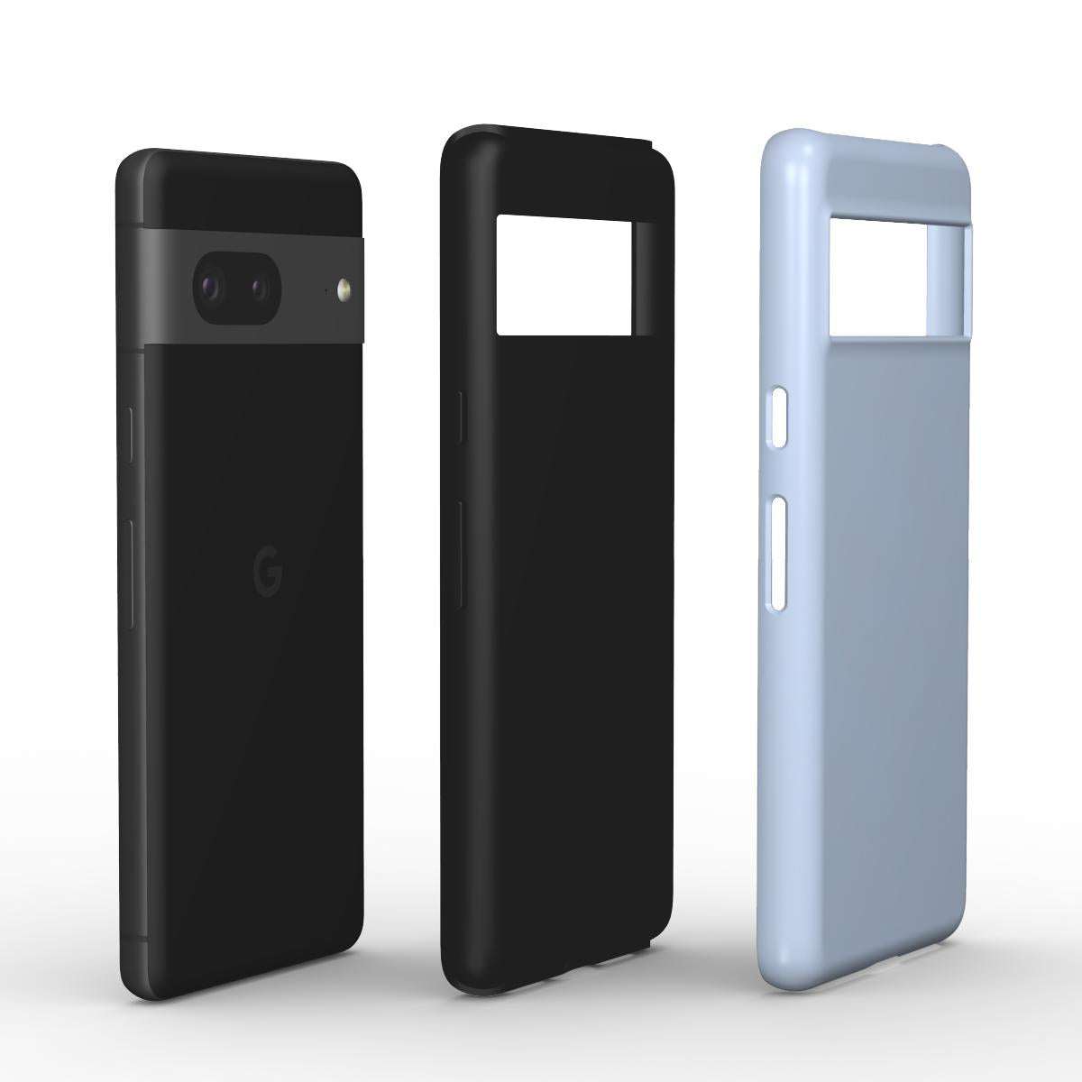 Misty Blue Google Pixel Dual Layer Phone Case