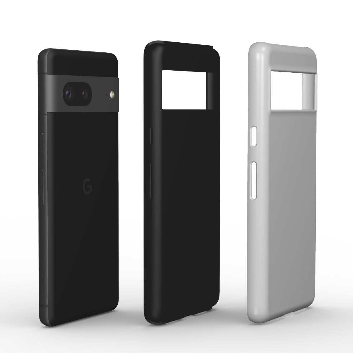 Silver Google Pixel Dual Layer Phone Case