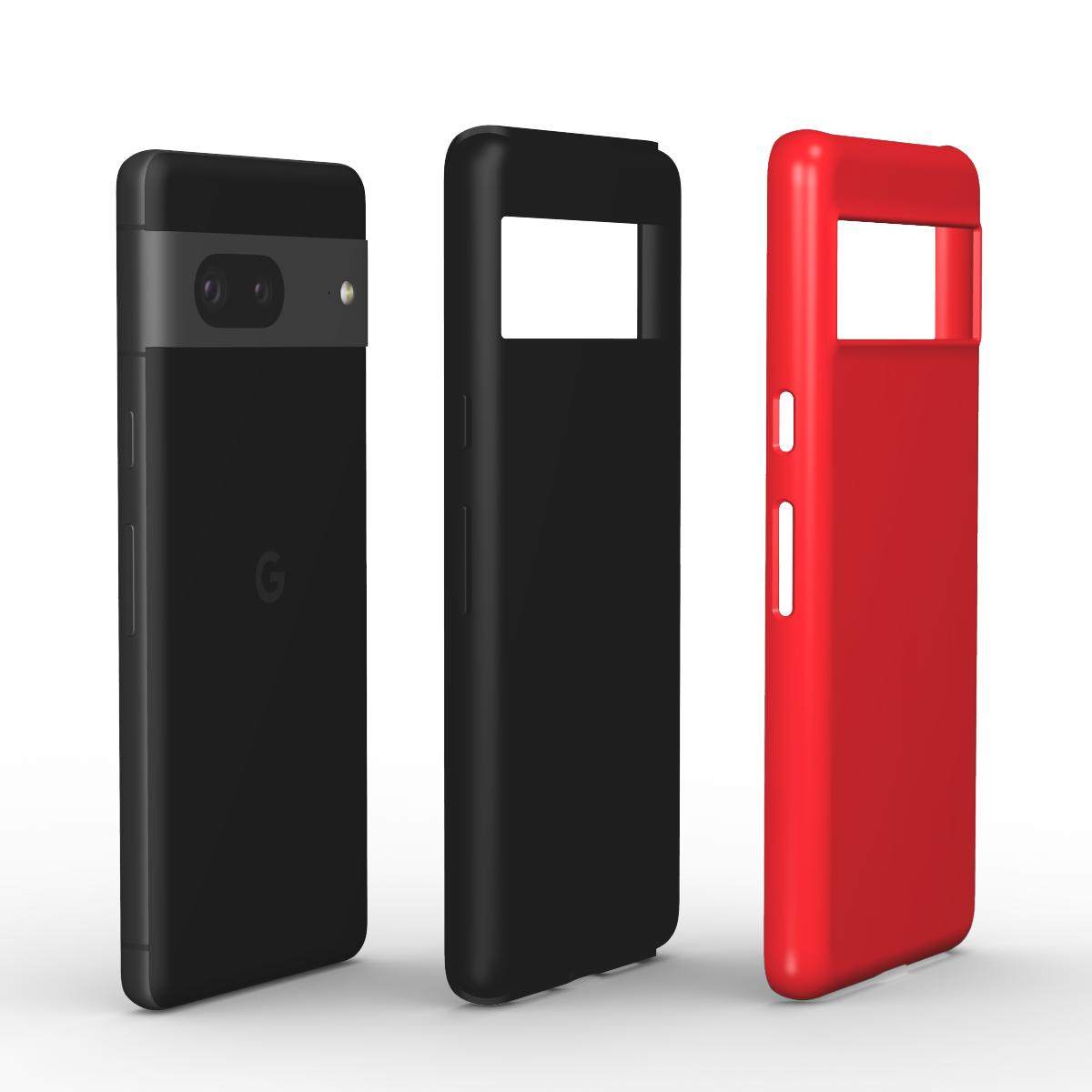 Red Google Pixel Dual Layer Phone Case