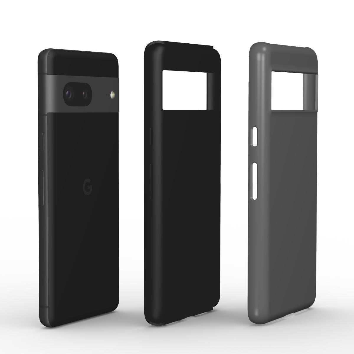 Gunmetal Grey Google Pixel Dual Layer Phone Case