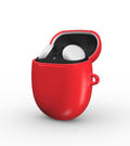Red Google Pixel Buds Pro protective hard shell case with glossy finish and scratch-resistant design