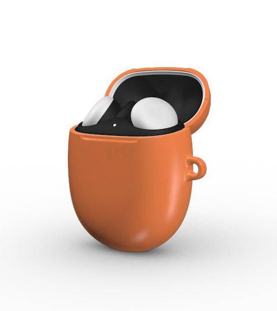 Bold Orange Google Pixel Buds Pro/Pro2 Protective Case