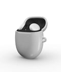 Silver hard shell protective case for Google Pixel Buds Pro and Pro 2 with glossy finish and vibrant design