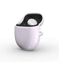 Lavender Google Pixel Buds Pro protective hard shell case with glossy finish and slim design