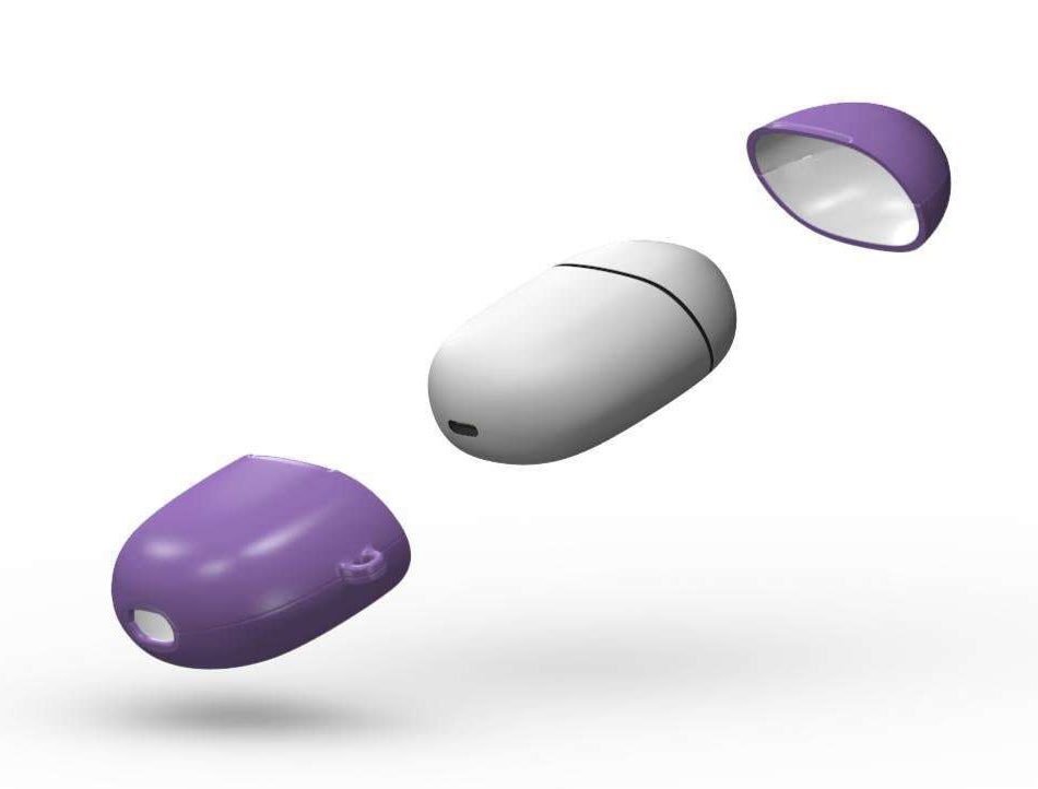Purple Google Pixel Buds Pro/Pro2 Protective Case
