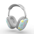 Pastel doggy paw AirPods Max case in vibrant colors providing lightweight, durable protection and stylish personalization