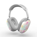 Pastel Geo Print Apple AirPods Max protective case in bright pastel colors