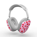 Pink Hearts Apple AirPods Max protective case with vibrant design