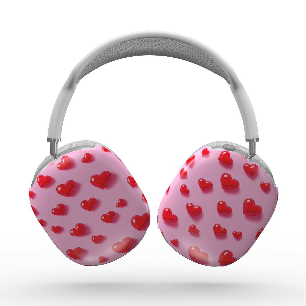 Pink Hearts Apple AirPods Max Case