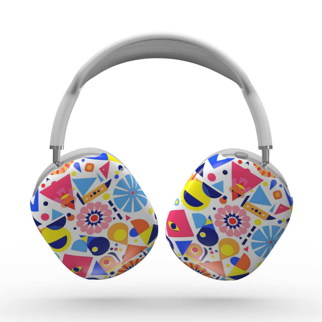 Bright Geo Print Apple AirPods Max Case