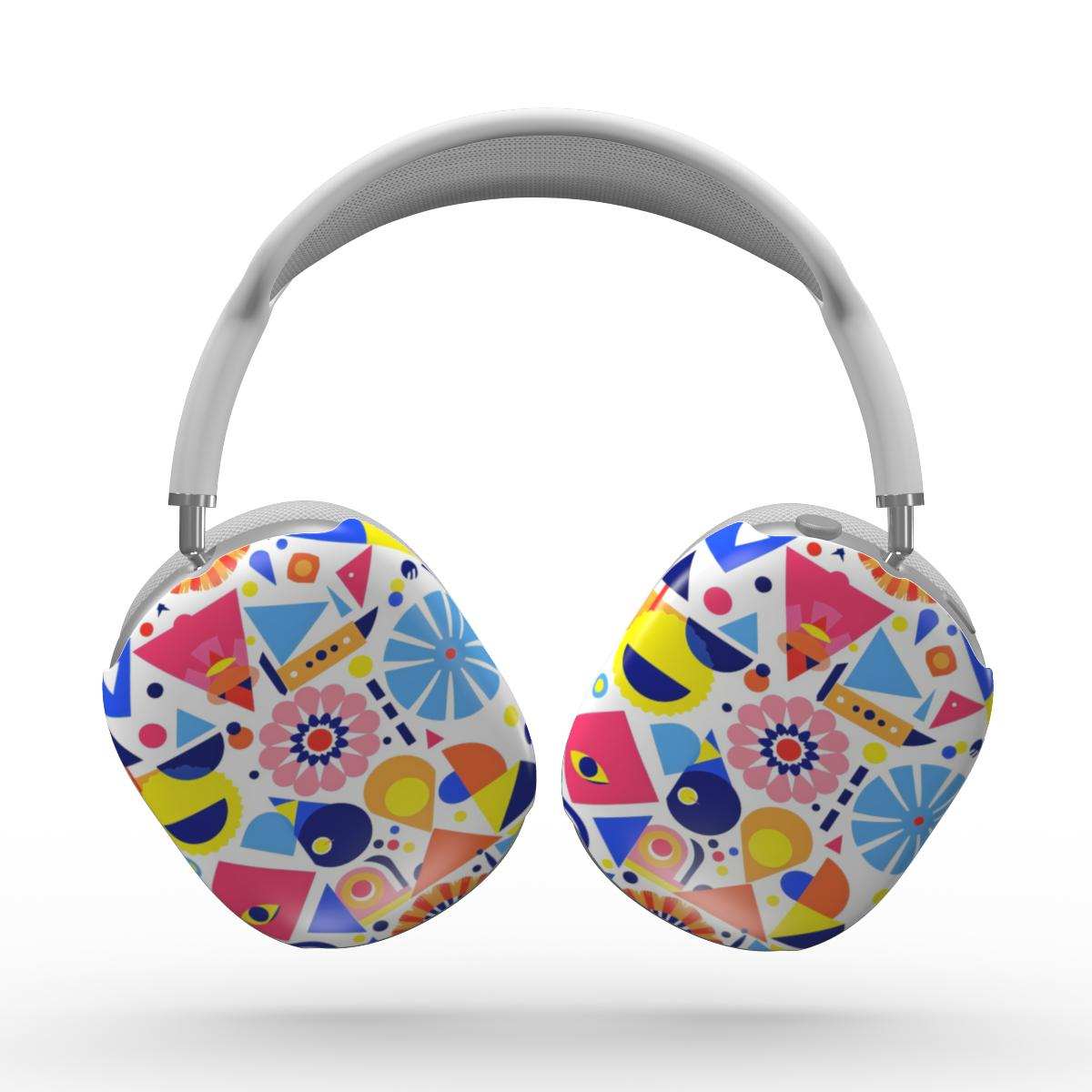 Bright Geo Print Apple AirPods Max Case