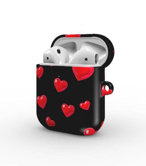 Black Hearts Apple AirPods/Pro Protective Case