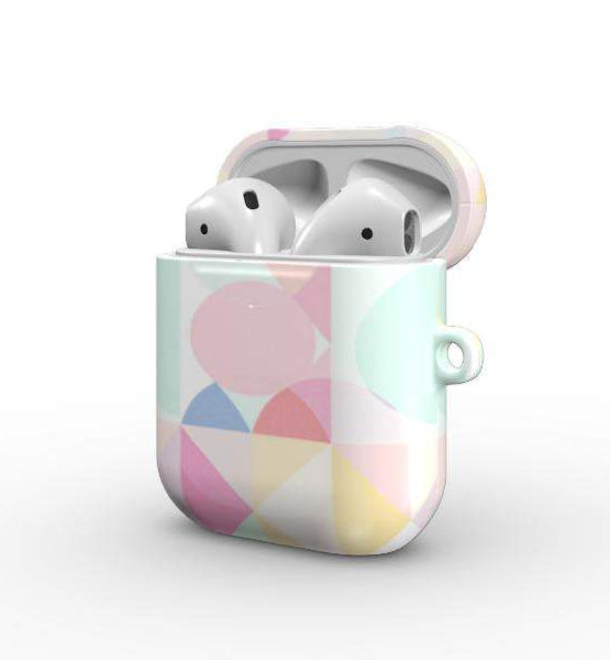 Pastel Geo Print Apple AirPods/Pro Protective Case