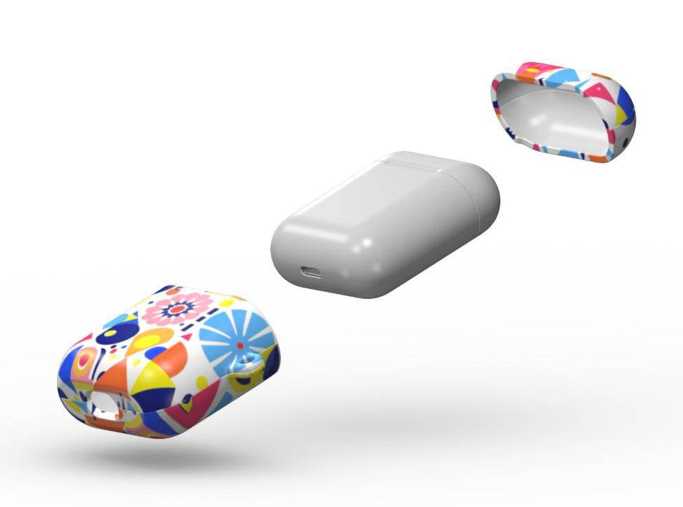 Bright Geo Print Apple AirPods/Pro Protective Case