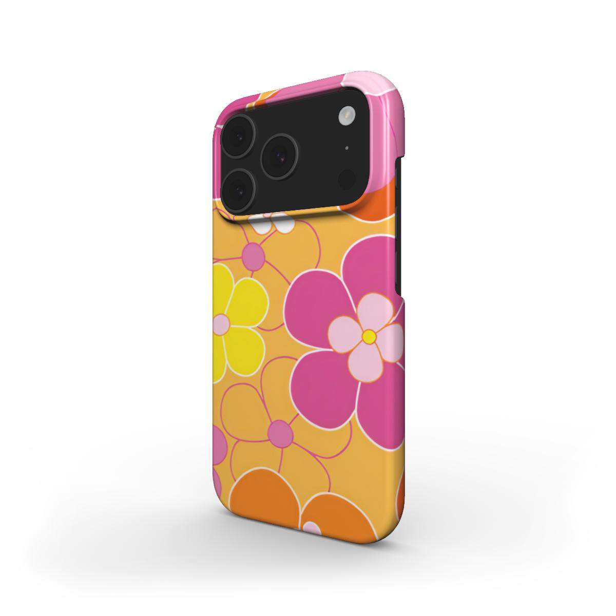 Retro Floral Slim iPhone Case
