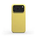 Lemon Yellow Slim iPhone Case with glossy finish and ultra-slim lightweight design for sleek protection