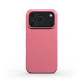 Light coral slim iPhone case with glossy finish and ultra-slim design