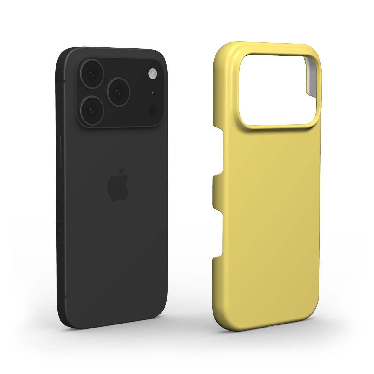 Lemon Yellow Slim iPhone Case