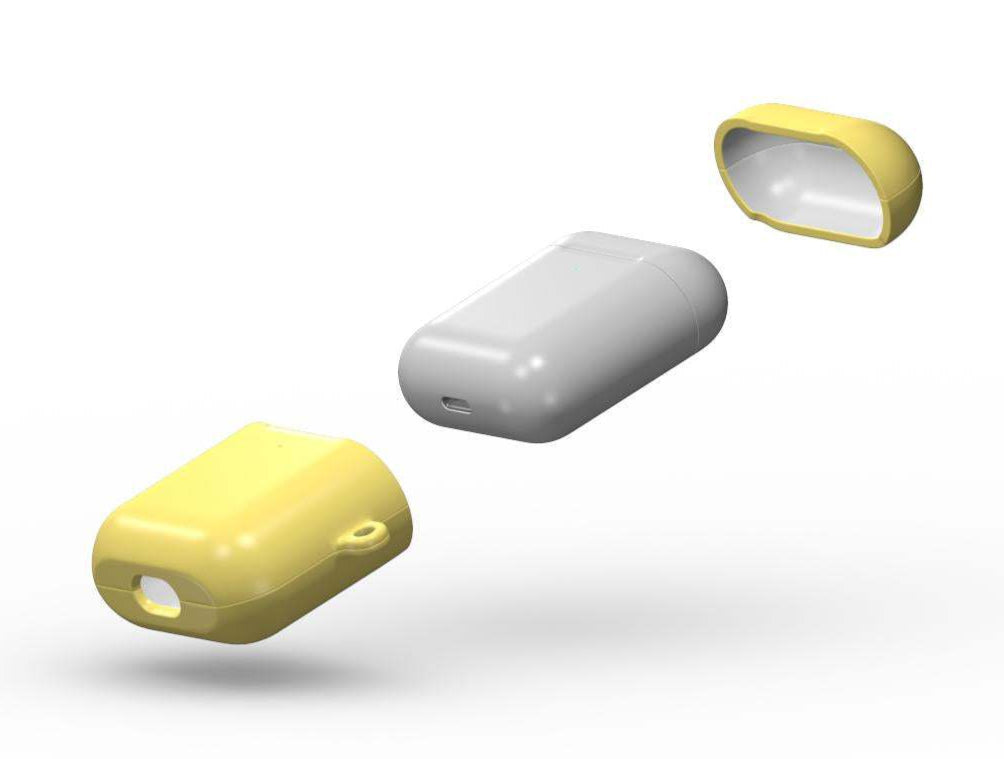 Lemon Yellow Apple AirPods/Pro Protective Case