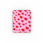 Pink Hearts Leather Apple iPad Case
