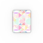 Pastel Geo Print Leather Apple iPad Case