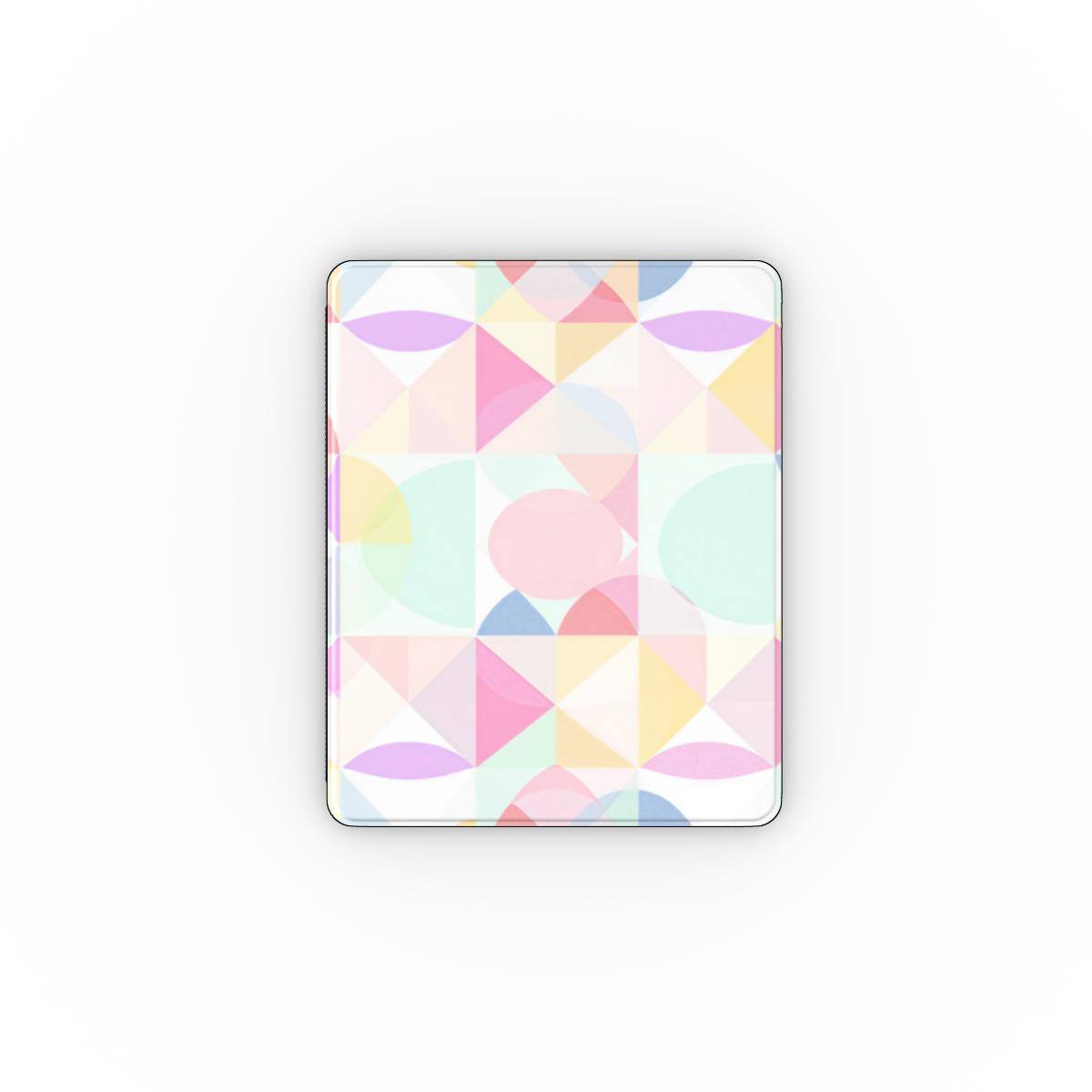 Pastel Geo Print Leather Apple iPad Case