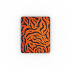 Orange Tiger Print Leather Apple iPad Case