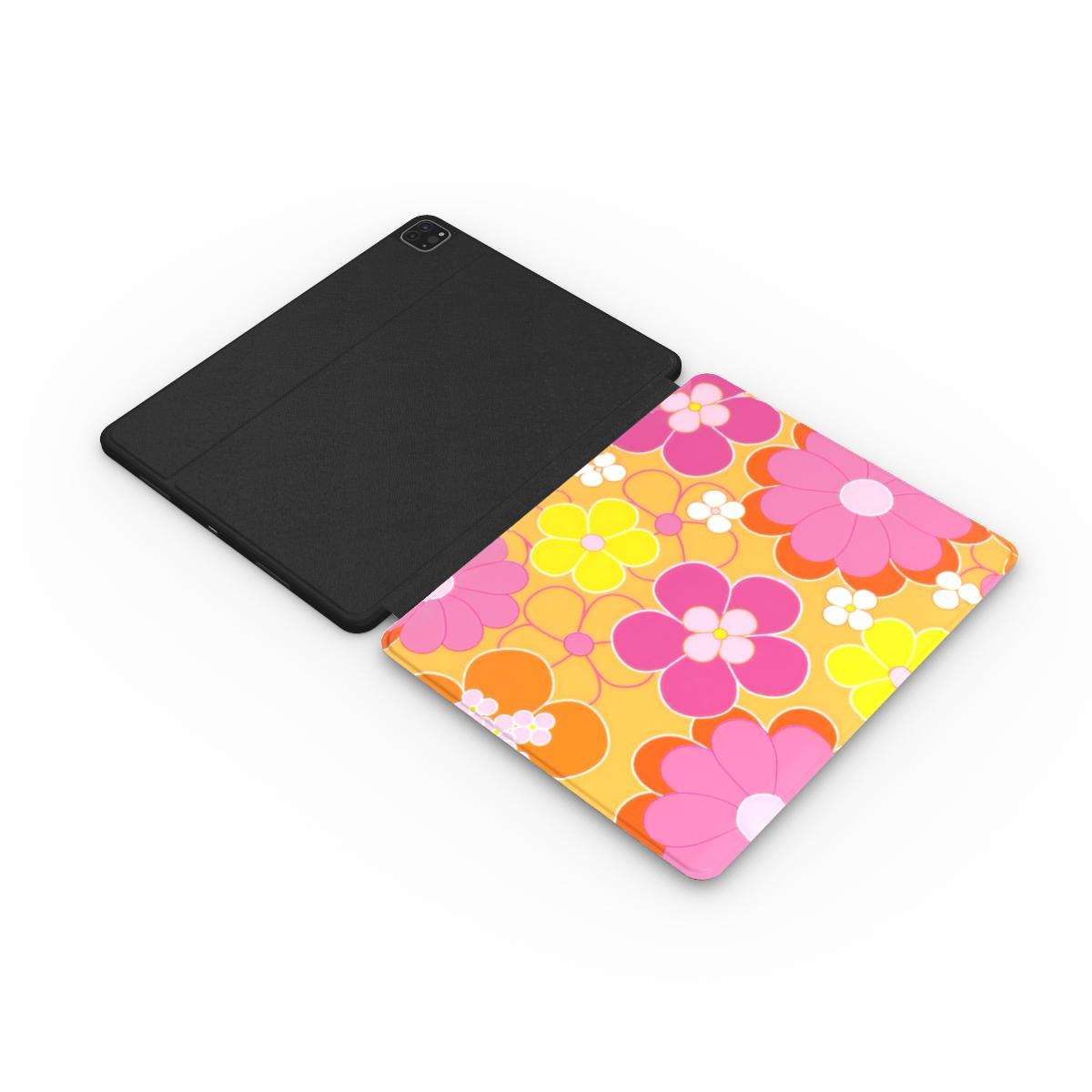 Retro Floral Leather Apple iPad Case