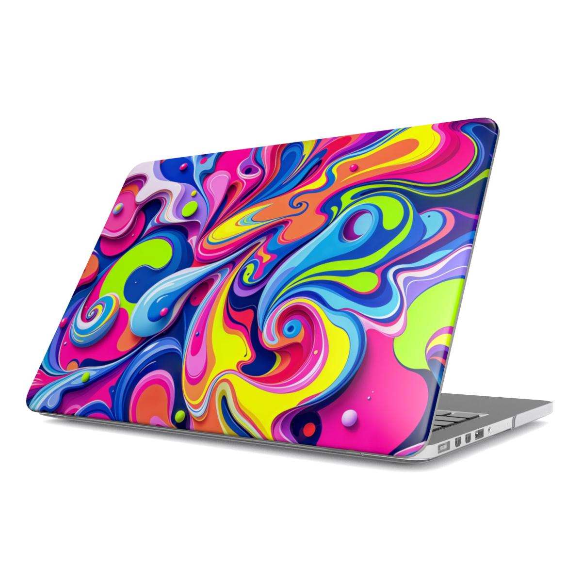 Vibrant Colour Splash MacBook Protective Case
