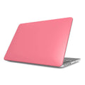 Slim Light Coral MacBook protective case with vents and full port access
