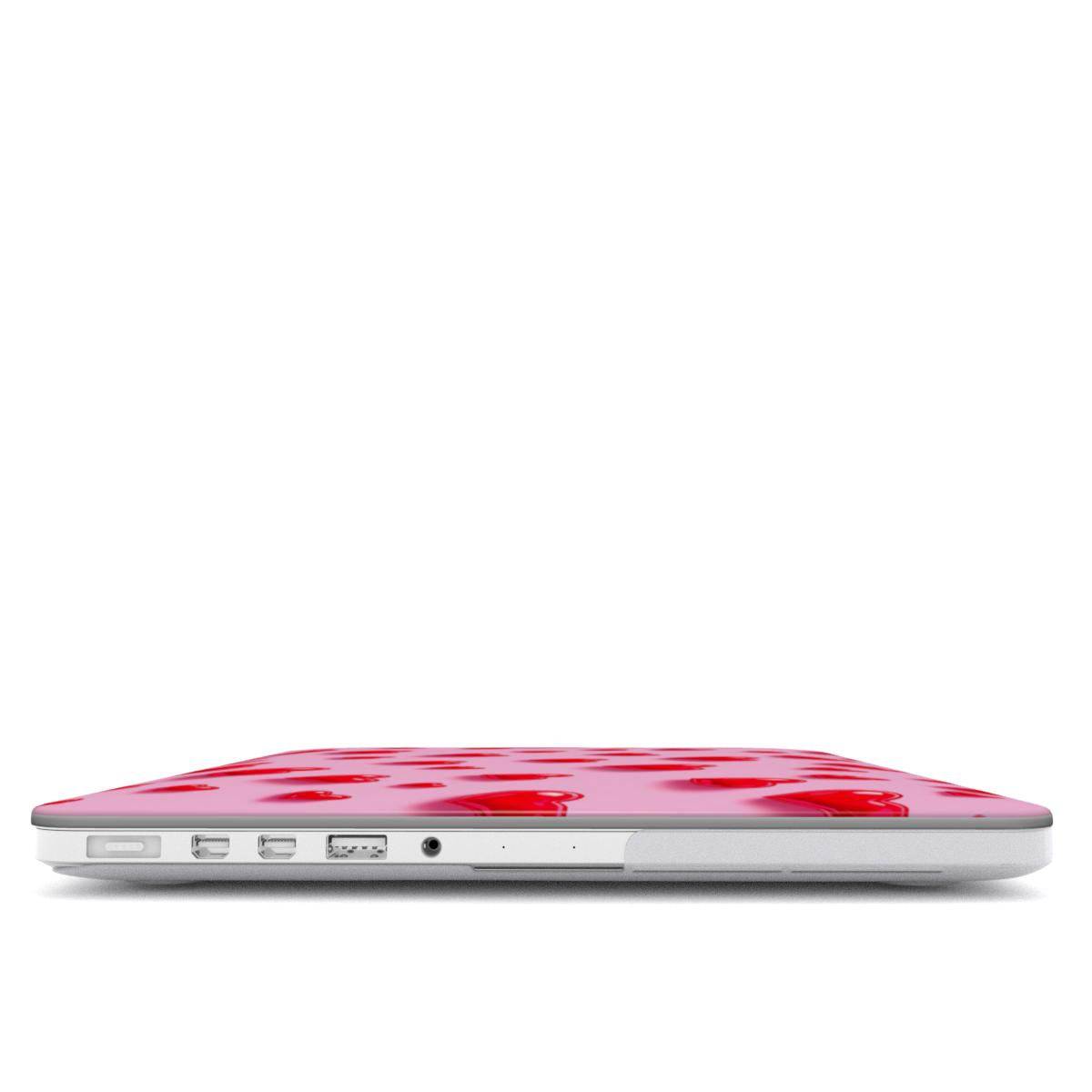 Pink Hearts MacBook Protective Case