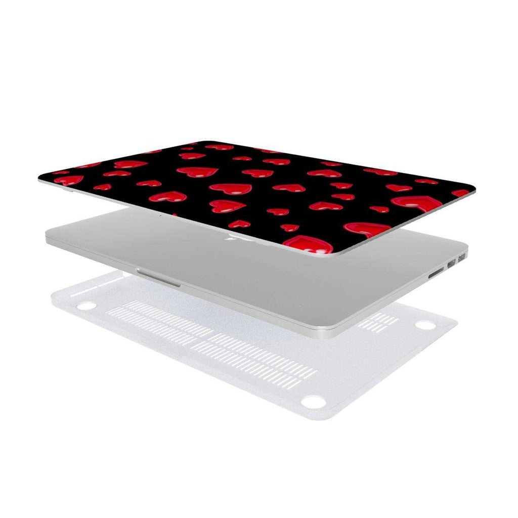 Black Hearts MacBook Protective Case